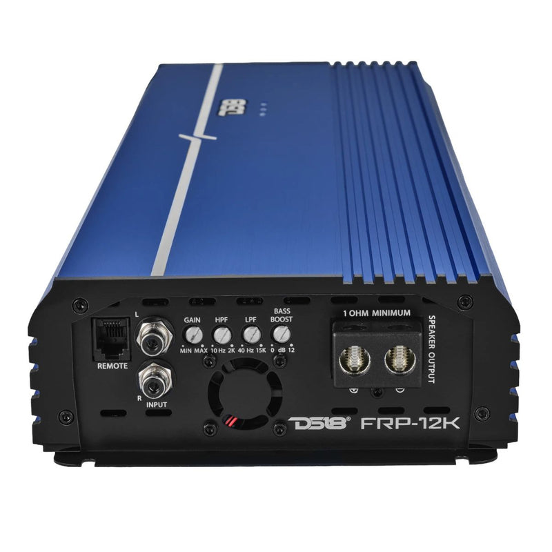 DS18 12000W RMS 1 Ohm Full-Range Class D Monoblock Amplifier FRP-12K