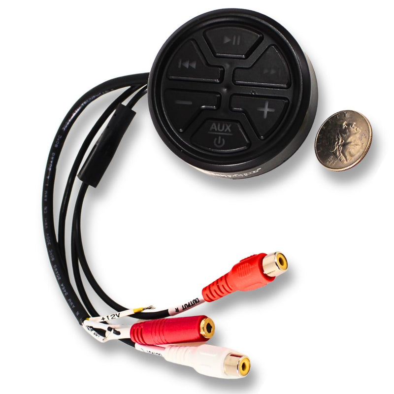 Marine Wireless Music Stream Audio Receiver IPX7 WATERPROOF Audiopipe BTM-3000