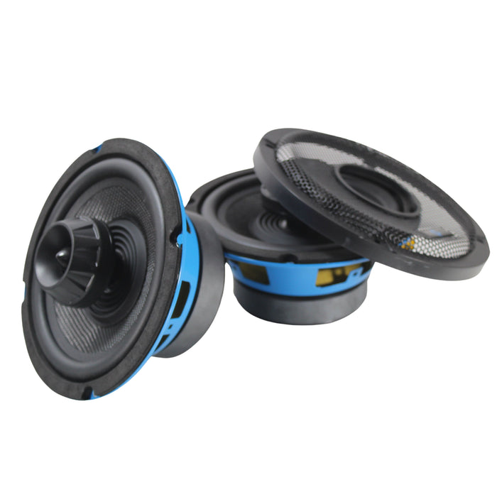 Motorcycle/Marine 6.5" Hybrid 4-Ohm 100W RMS Midrange F1 Speakers Pair -OPEN BOX