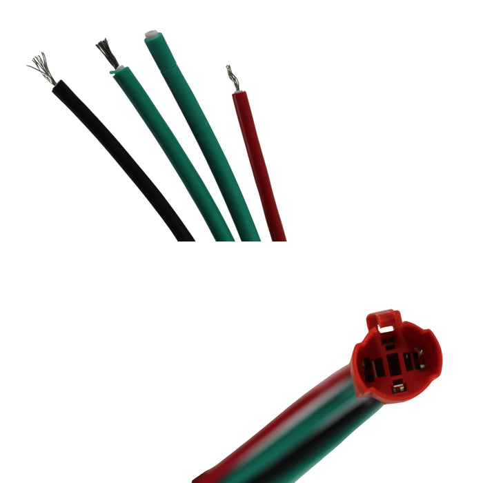 Blue and Red LED 15 Amp 12 Volt Momentary Push-Button Switch w/Rubber Grounding