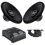 15" Sub + 1500W Amp Combo | AP-PP215-COMBO-2 Audiopipe Bass Power Kit view of everything included.