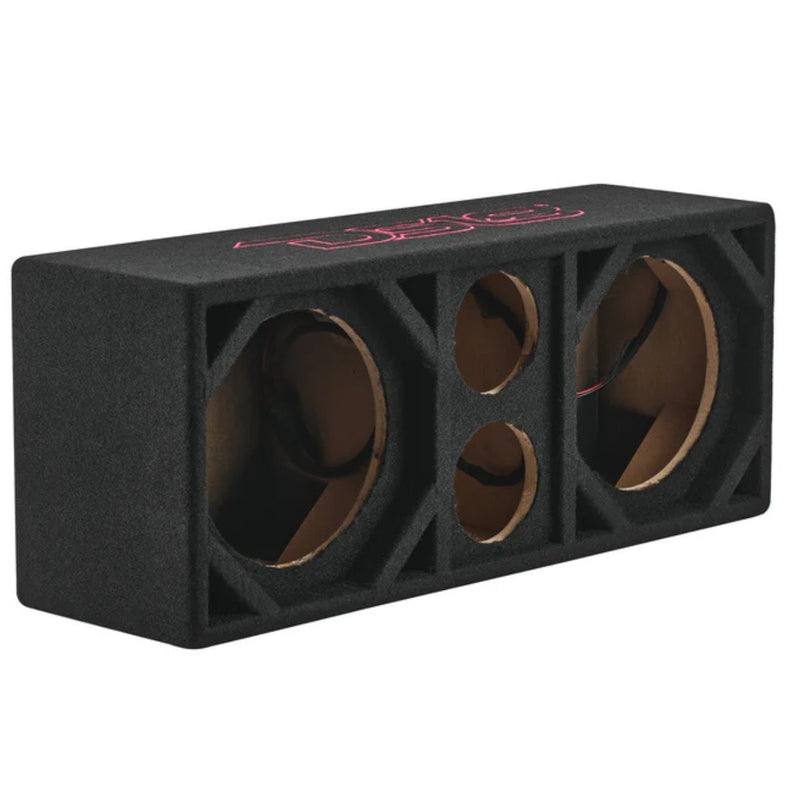 Dual 8” + Dual 4” Tweeter Ported Voceteo Empty Enclosure Speakon Ready DS18