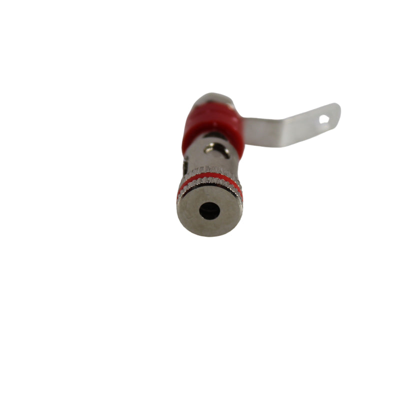 12 Gauge Brass/Nickel Plated Positive (Red) Speaker Push Terminals