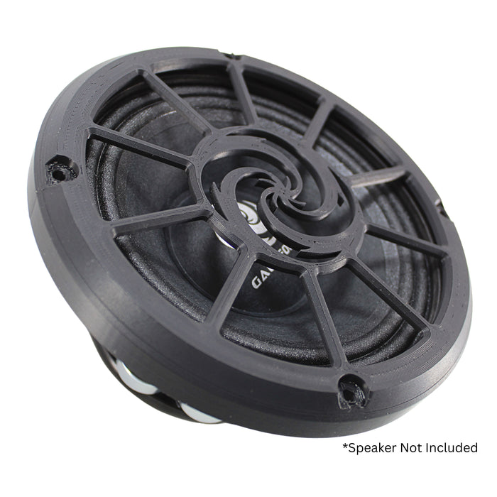 Pair of 6.5" Black Galeforce Logo 3D-Printed Speaker Grills for F3 and G3 Series