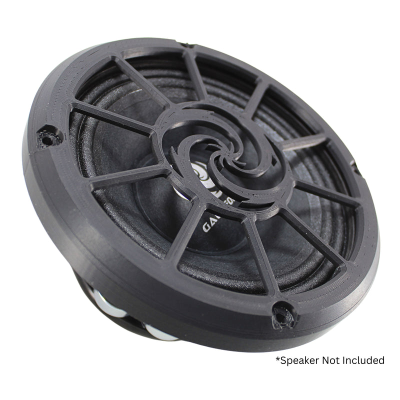Pair of 6.5" Black Galeforce Logo 3D-Printed Speaker Grills for F-3 and G3 Series