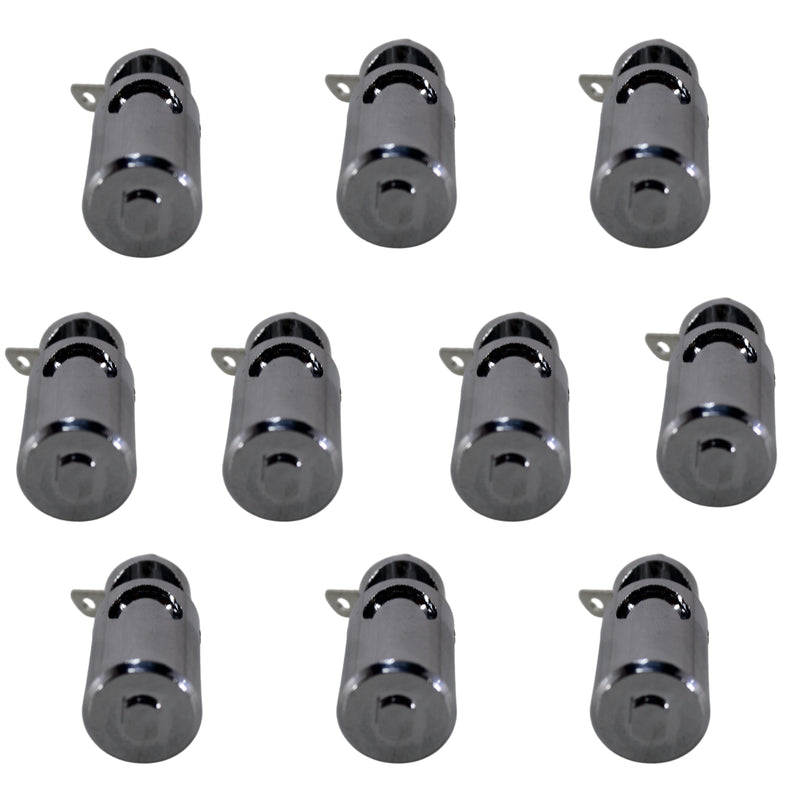 Big Jeff Audio 5 Pairs of 4 Gauge Brass/Nickel Plated Speaker Push Terminals
