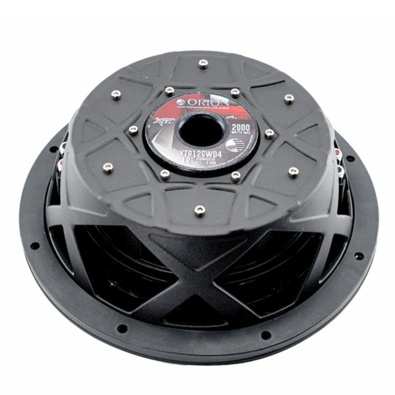 12" DUAL 4 Ohm 500W RMS UV Coated Shallow Subwoofer XTR Series
