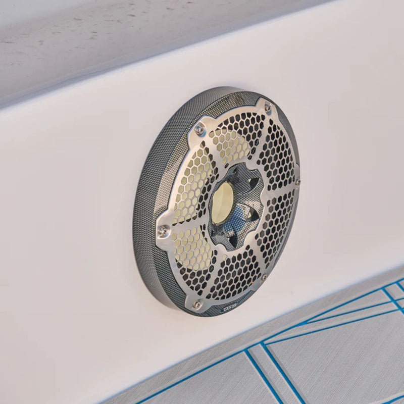 DS18 10" Marine Single Voice coil 4 Ohm 300W Subwoofer W/ LED RGB Lights CF10SUB