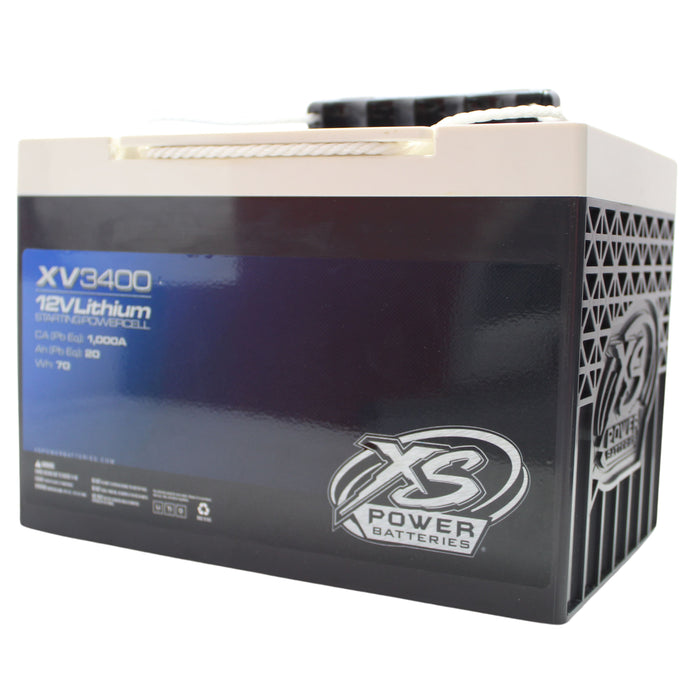 XS Power 12V 1500 Watts 1335 Max Amps Lithium Titanate Starting Battery XV3400