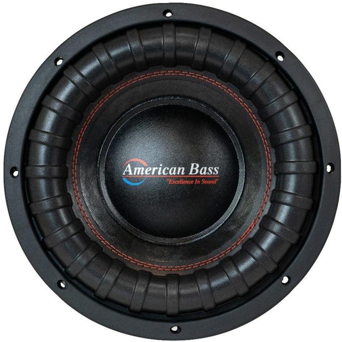 American Bass 10" XFL Series 3000 Watt Dual 4 Ohm Car Subwoofer XFL-1044