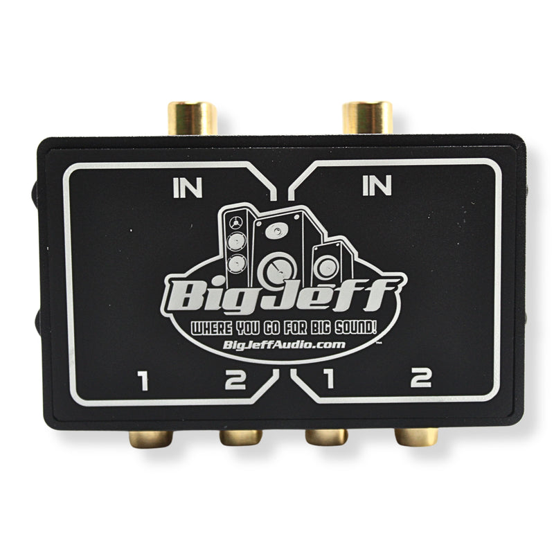 Big Jeff Audio 2-to-4 Pair Cockbox RCA Splitter Distribution Block