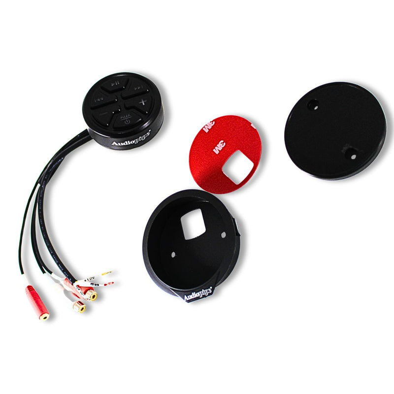 Marine Wireless Music Stream Audio Receiver IPX7 WATERPROOF Audiopipe BTM-3000