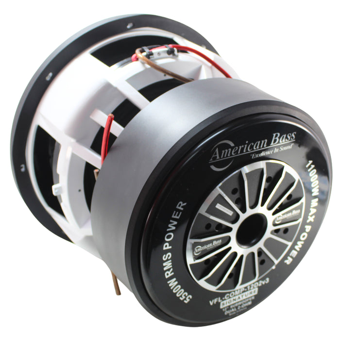 American Bass 12" VFL COMP SIGNATURE SUB 11,000W Max 2 Ohm Dual Voice Coil