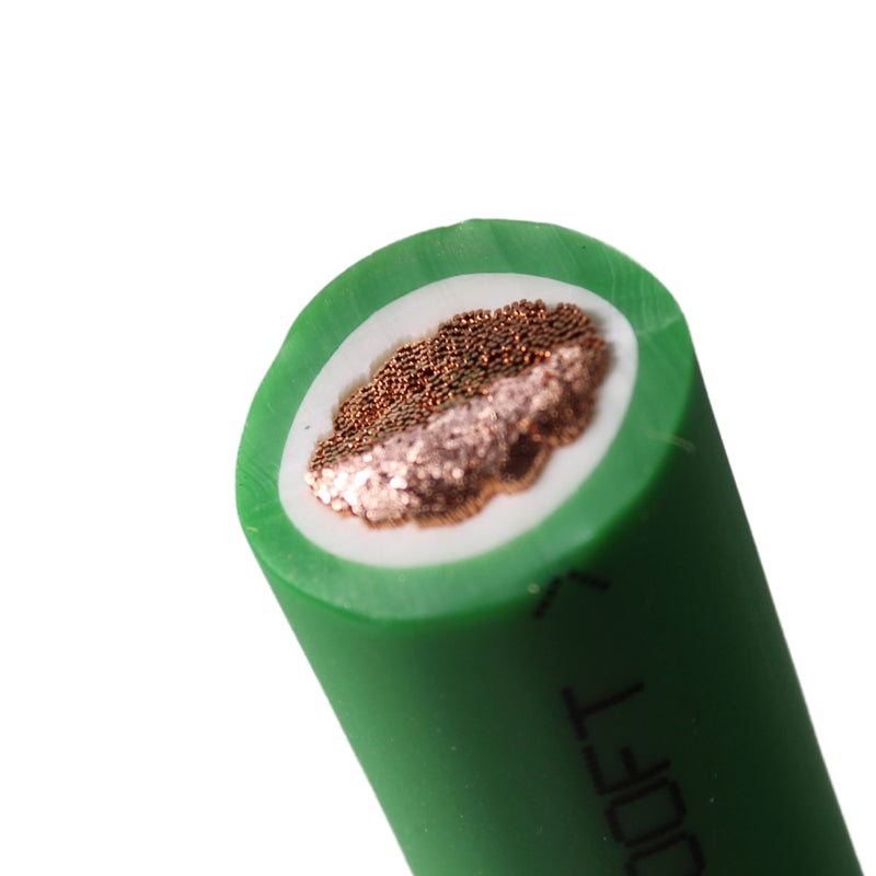 GP Car Audio 0 AWG 100% OFC Power/Ground Wire Green Lot Cut By The Foot