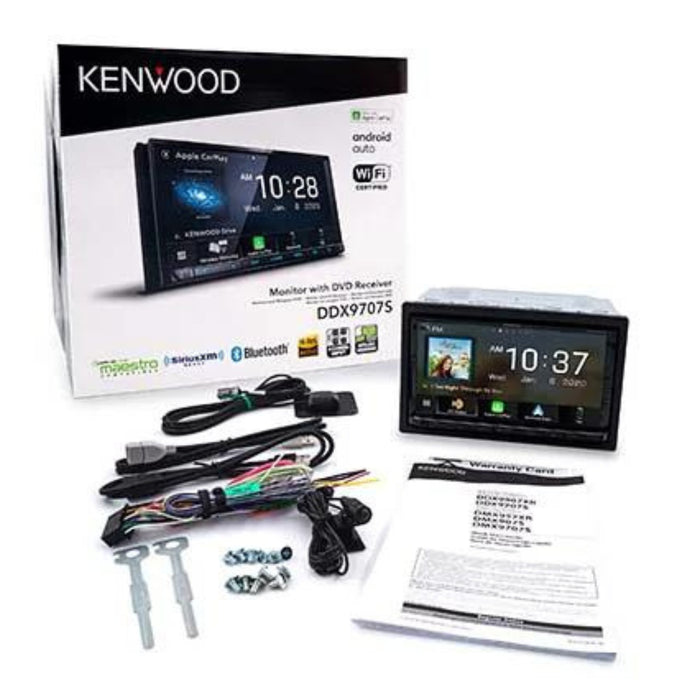 Kenwood DDX9707S DVD receiver & Kenwood CMOS-230 Universal backup camera