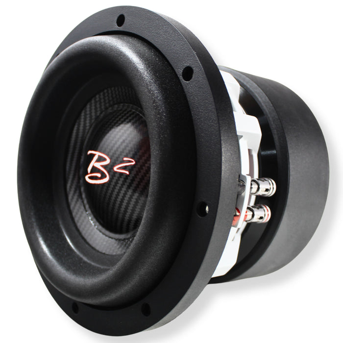 B2 Audio RAMPAGE Series 8" Dual 2-Ohm 2" Voice Coil 1000 Watt RMS Subwoofer