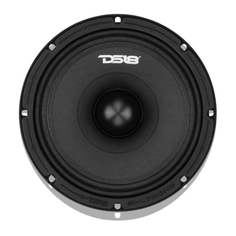 DS18 Pro 8" 375W RMS 4-Ohm Mid-Range Loudspeaker w/ Neo Rings & Aluminum Bullet