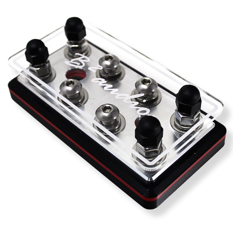 8 Spot Power / Ground 9/32 Terminal Lug Distribution Block - B2 Audio