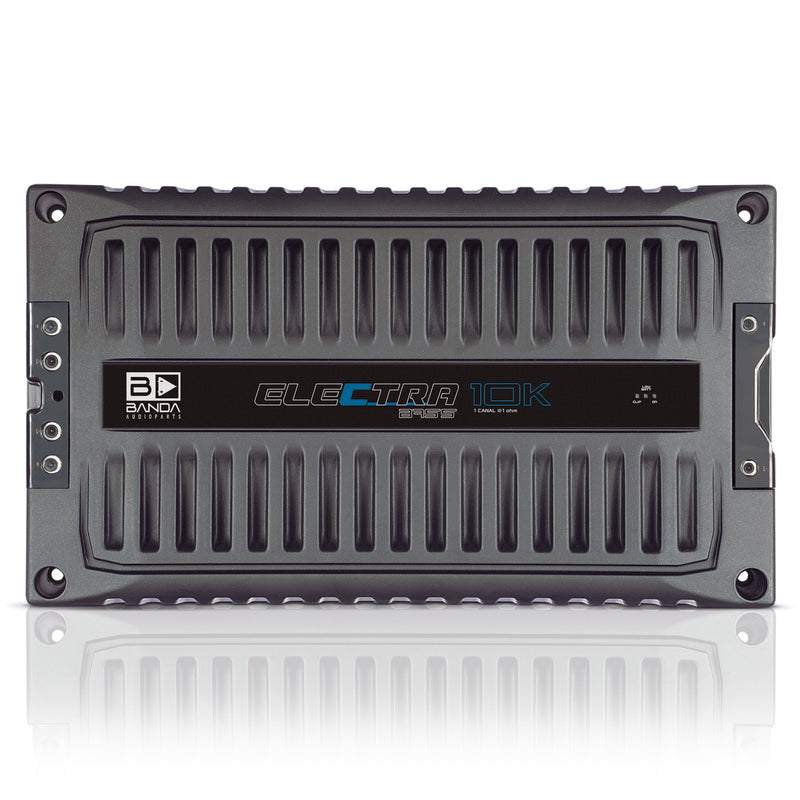 10K Watt 1-Ohm Monoblock Banda ELECTRA Line Aluminum Brazilian Bass Amplifier