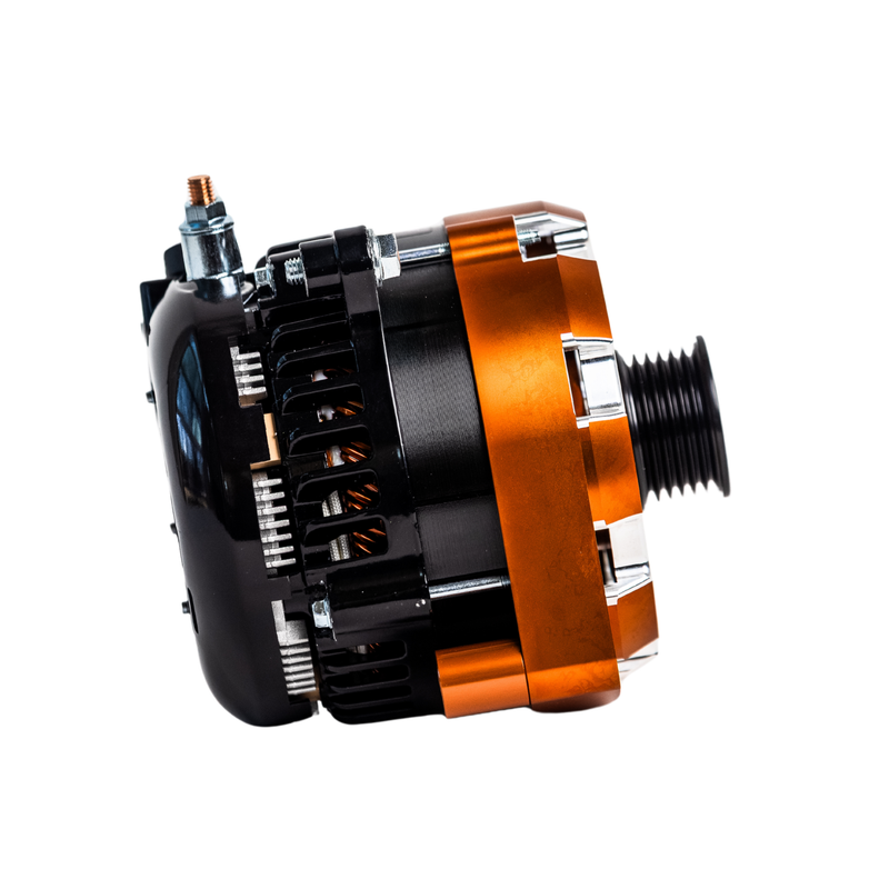 1996-2024 GM Billet High Output Alternator (Orange)