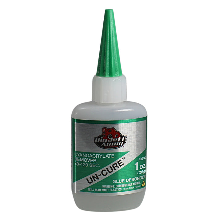 Big Jeff Audio 30-120 Sec 1-8 oz Adhesive Debonder Cyanoacrylate Remover Uncure