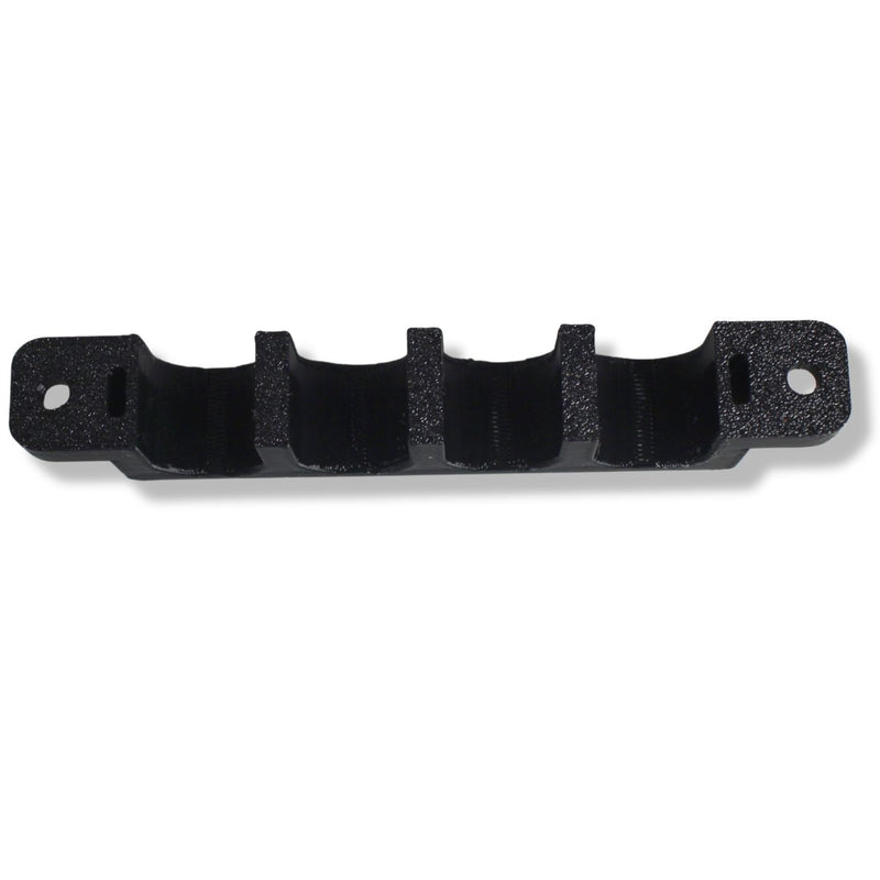 1/0 Gauge Cable Management Wire Comb Quad Slot Can Use w/ Cable Tie Red/Black