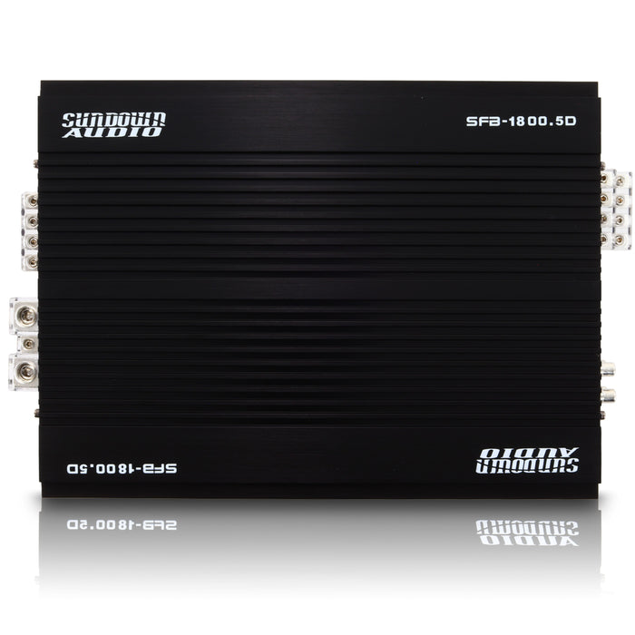 Sundown Audio SFB 5-Channel 1800W 1-Ohm Full-Range Class-D Amp SFB-1800.5
