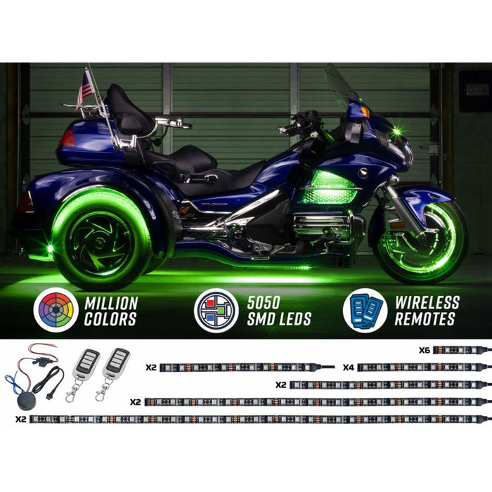 LEDGlow LiteTrike II Advanced Million Color LED Light Kit Off Road Design