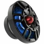 1x 8" Black Speaker Grill Cover / Built In Bullet Tweeter RGB LED Pro Audio - Big Jeff Online Inc