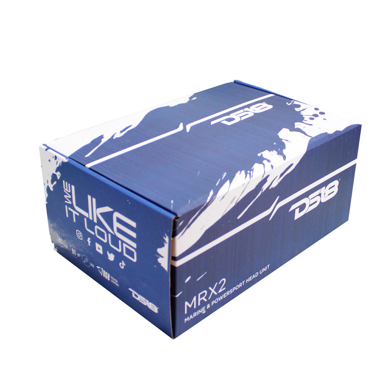 3” Marine & Powersports Digital Media Receiver | Bluetooth | USB | AUX | AM/FM/WB