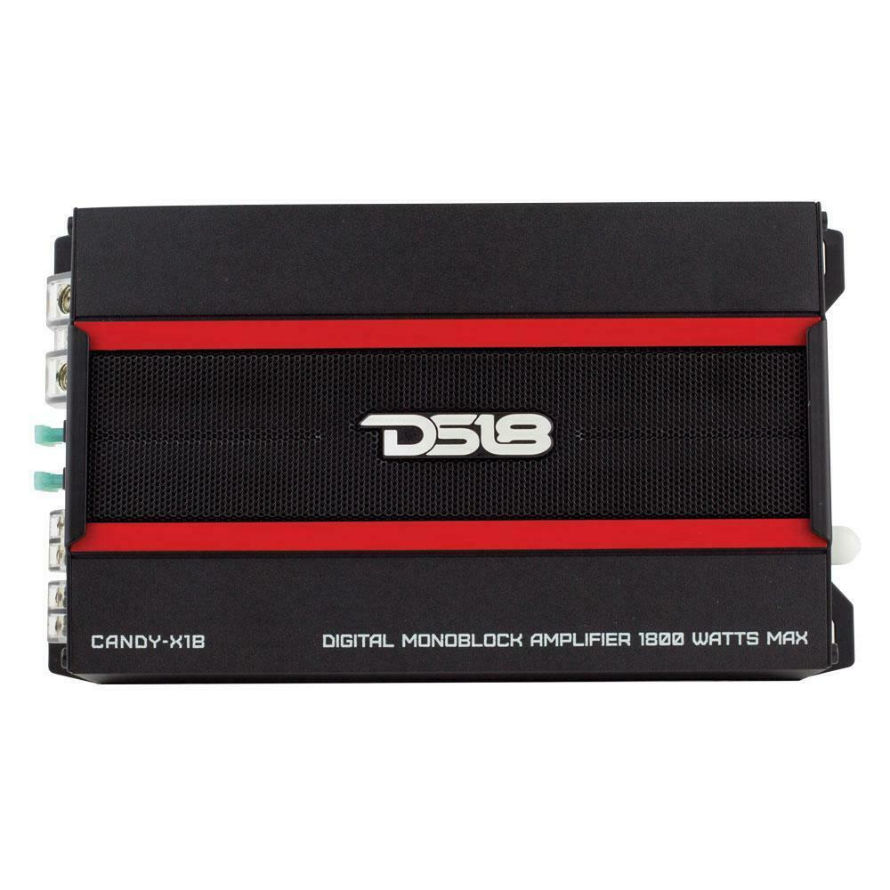 DS18 2 Channel Digital Monoblock Amp Class D 1800W 1 Ohm CANDY-X1B