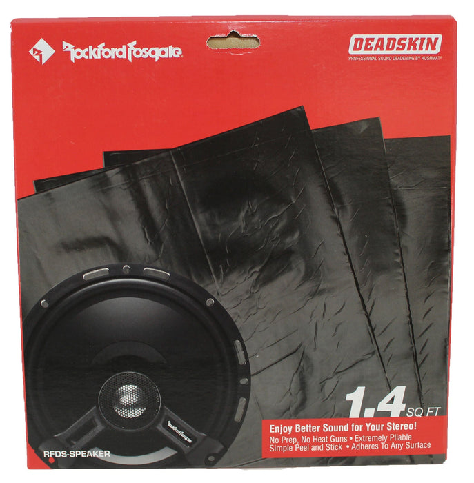 Rockford Fosgate 1.4 SQ FT Deadskin Sound Deadening Speaker Kit RFDS-SPEAKER