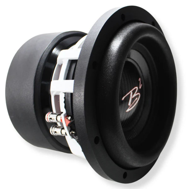 B2 Audio RAGE Monoblock 3.5k 1 Ohm Amplifier W/ 2 RAMPAGE 8" Subwoofers COMBO-10