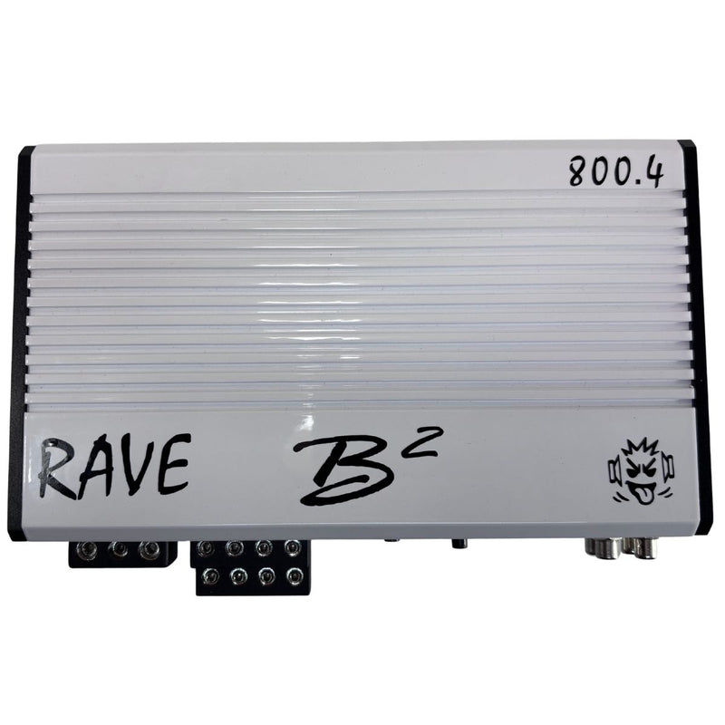 RAVE Series 800 Watt RMS 1 Ohms 4 Channel Class-D Car Audio Amplifier