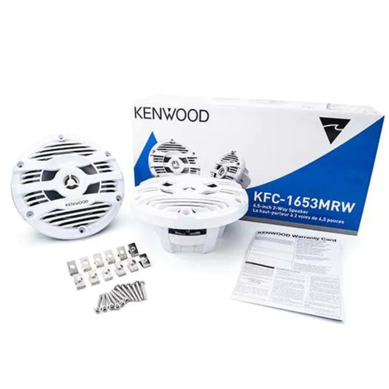 Kenwood Digital Media Receiver /w Bluetooth & (2) 6.5" Marine/Motorsports Speakers