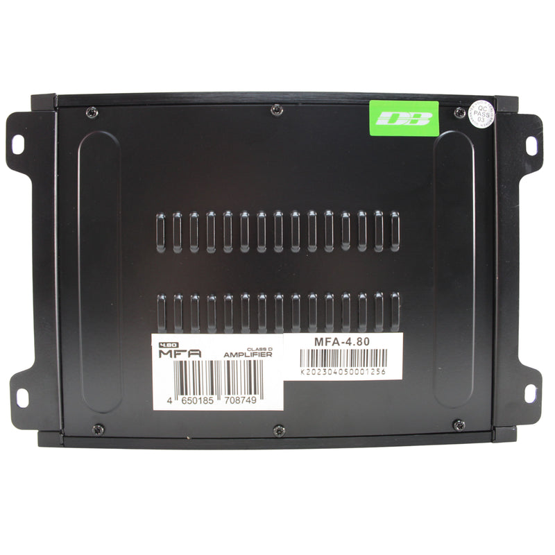 Deaf Bonce 4 Channel 120 Watt RMS 2 Ohm Class D Machete Fight Amplifier MFA-4.80
