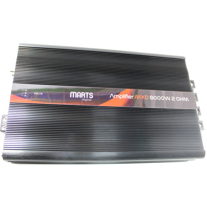 Marts Digital MXD Series Monoblock 8K Class D 2 Ohm Amplifier MXD-8000-2-V2