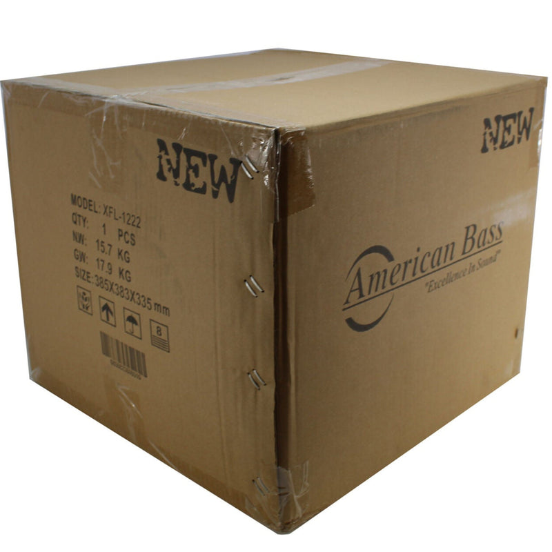 American Bass XFL 12" 1500W RMS Dual 2-Ohm Subwoofer XFL-1222