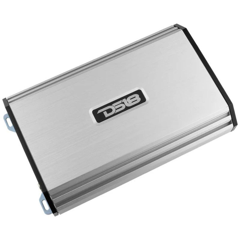 DS18 Car Audio 3500 Watt Monoblock Amplifier Silver Class D w/Bass Knob S3500.1D