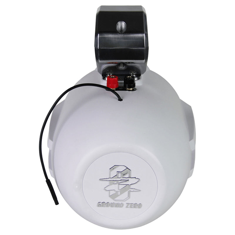White Tower Wake Pair 6.5" 240W 2-Way Marine RGB Speakers Ground Zero