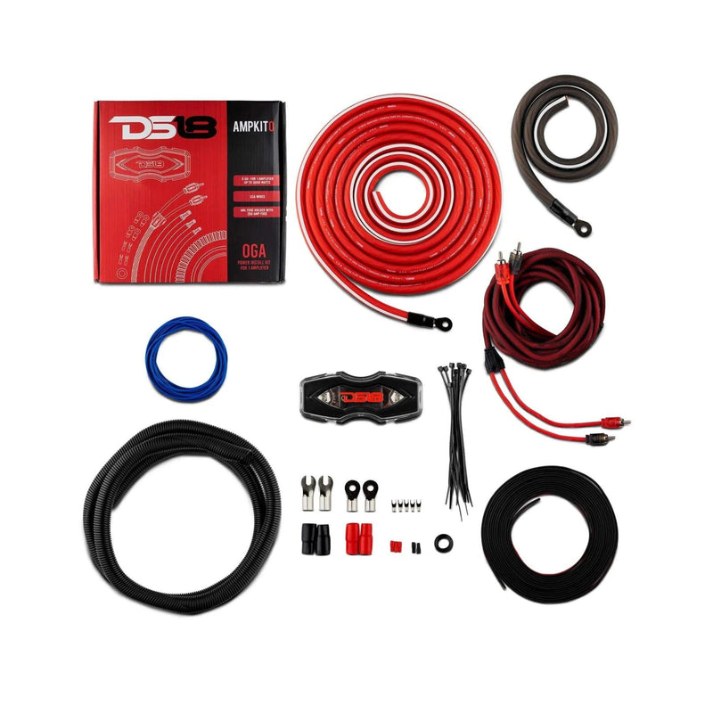 DS18 12" ZXI-12.4D Subwoofers and ZR2000.1D Monoblock 6000W Amplifier Combo