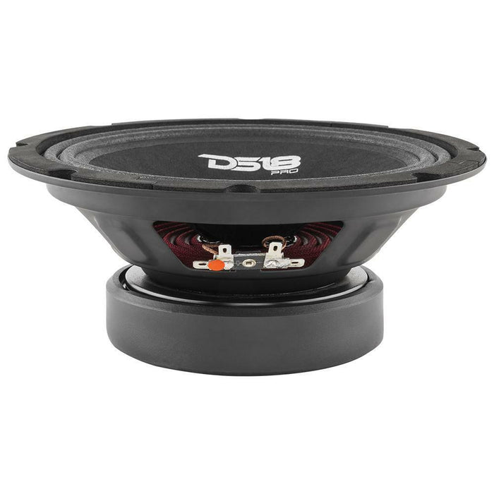 1760W 2x 8" Midrange Speakers + 2x Bullet Tweeters + 1600W 4 Ch Amplifier Combo