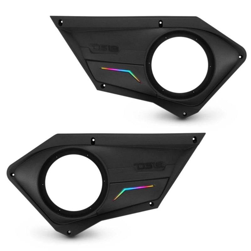 Polaris RZR-PRO Front Door  Panels for 8” Speakers w/ Digital LED Lighting DS18