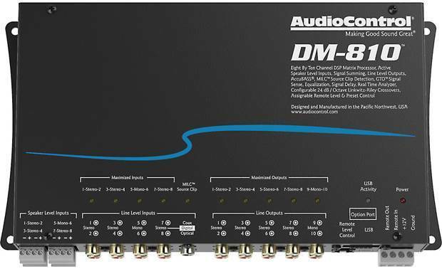 AudioControl 8-Input 10-Output DSP Matrix Processor w/ BT Audio Streamer DM-810
