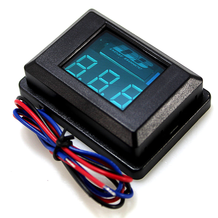 Deaf Bonce Machete Digital 3 Digit Voltmeter 12 Volt DC 9.5 to 16.5 Volts MV-01G