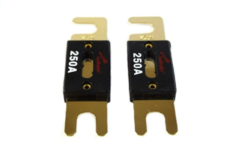 Audiopipe 250 Amp 32V Gold Plated ANL Car Audio Fuse Pair / AP-ANL-250A