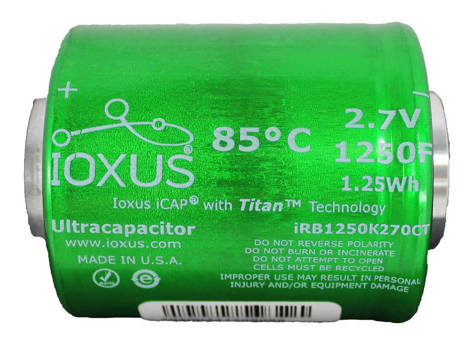 3 XS Power 2.7V 1250F Ultracapacitors + 5 Buss Bars 16.2V 6 Cell Bank OPEN BOX