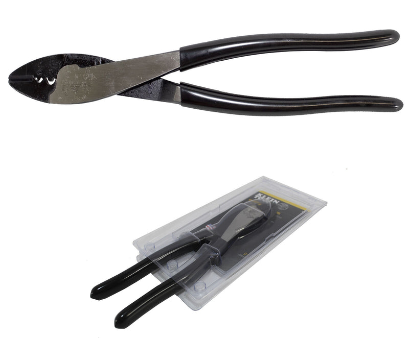 Klein Tools 9" Heavy Duty Wire Crimper 10-22 AWG + Heavy Duty Cable Cutter
