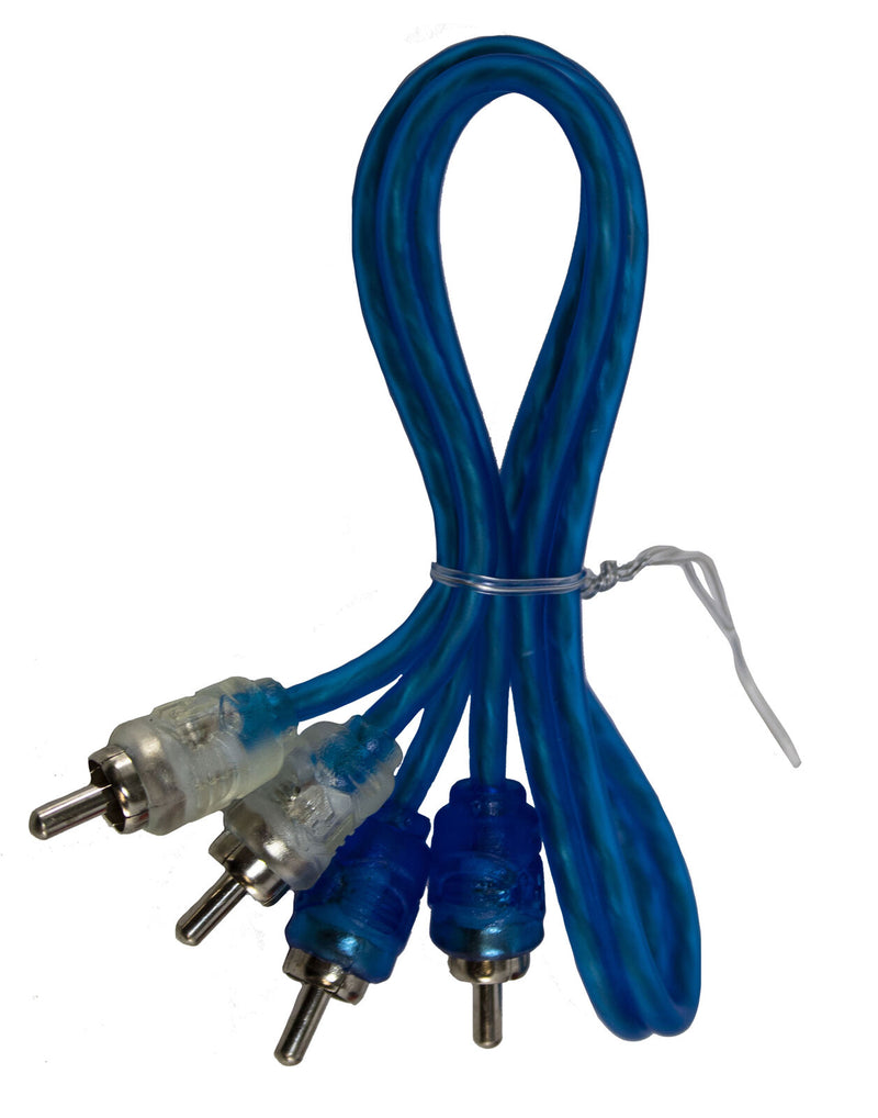 Metra 2 x 18" 2 channel RCA Cable Shielded Flexible Male-to-Male R2RCA18IN