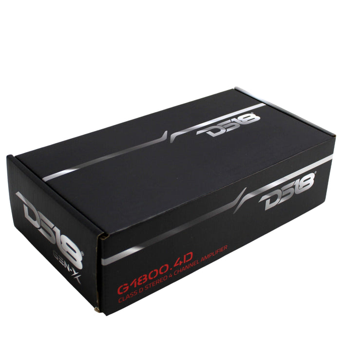 DS18 4 Channel Amplifier Full Range 1800W Class D Car Audio G1800.4D